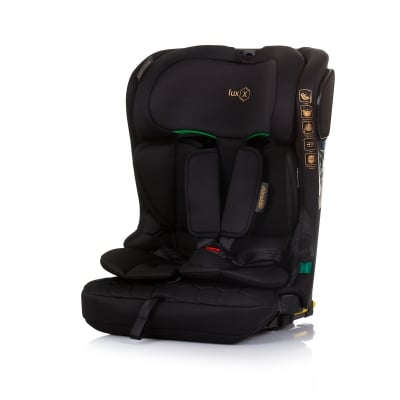 Столче за кола Chipolino - LuxX, i-Size, IsoFix, 76-150 cm, Обсидиан