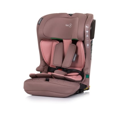 Столче за кола Chipolino - LuxX, i-Size, IsoFix, 76-150 cm, Фламинго