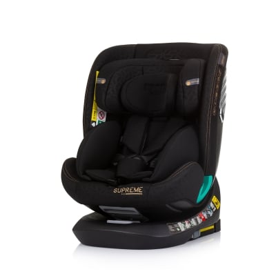 Столче за кола Chipolino - Supreme, i-Size, IsoFix, 40-150 cm, Обсидиа