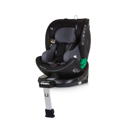 Столче за кола Chipolino - Максимус, 360°, I-Size, IsoFix, 40-150 cm, Обсидиан