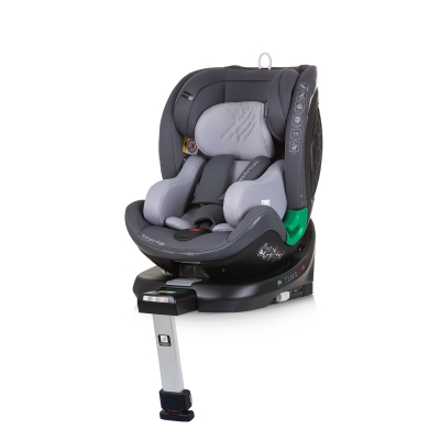 Столче за кола Chipolino - Максимус, 360°, I-Size, IsoFix, 40-150 cm, Гранит