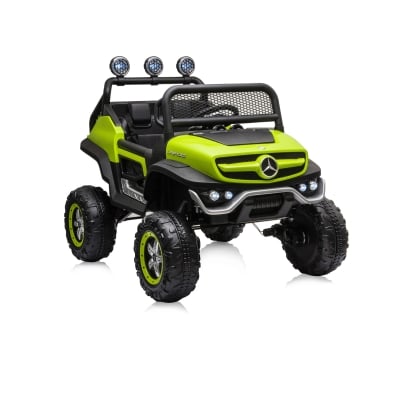Акумулаторен джип Chipolino - Mercedes Unimog, зелен