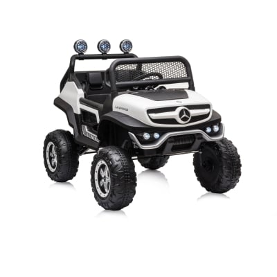 Акумулаторен джип Chipolino - Mercedes Unimog, бял