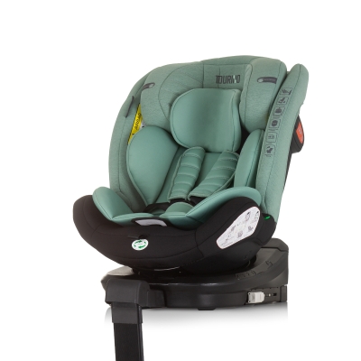 Столче за кола Chipolino - Торино, 360°, IsoFix, i-Size, 40-150 cm, Зелено
