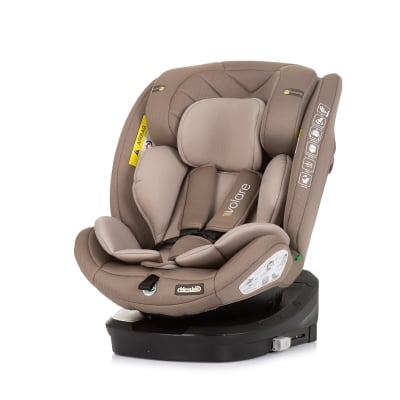 Столче за кола Chipolino - Воларе, i-Size, IsoFix, 360°, Макадамия