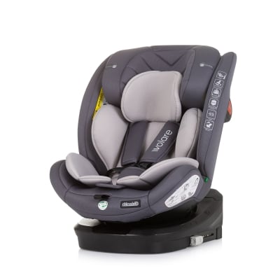 Столче за кола Chipolino - Воларе, i-Size, IsoFix, 360°, Гранит