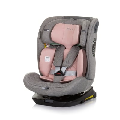 Стол за кола Chipolino - X Factor, i-Size, IsoFix, 40-150 cm, Фламинго