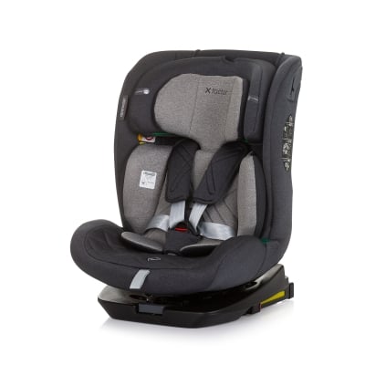 Стол за кола Chipolino - X Factor, i-Size, IsoFix, 40-150 cm, Гранит