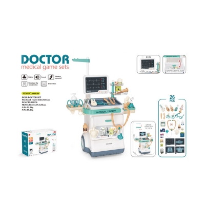 Детска играчка Chipolino - Докторски комплект, 26 части