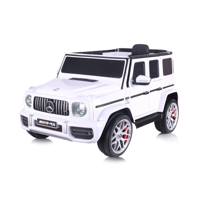 Акумулаторна кола Chipolino - Mercedes AMG G63, Джип, Бяла
