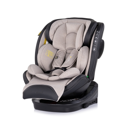 Стол за кола Chipolino - Hypnotic, 360°, I-Size, IsoFix, 40-150 cm, Тирамису