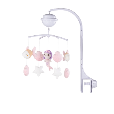 Музикална въртележка за легло с проектор Chipolino - Русалка