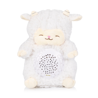Плюшена играчка с проектор и музика Chipolino - Агънце