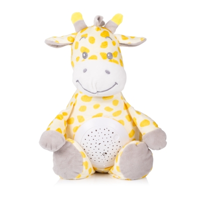 Плюшена играчка с проектор и музика Chipolino - Жирафче