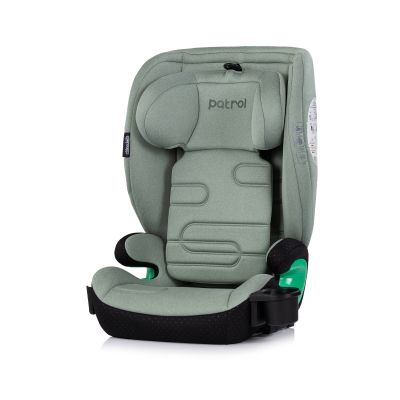 Столче за кола Chipolino - Patrol, i-Size, IsoFix, 100-150 cm, Матча