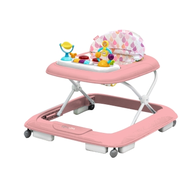 Детска проходилка Chipolino - Baby Steps, Розова