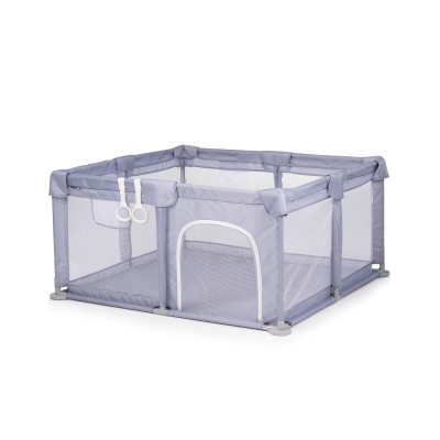 Кошара за игра Chipolino - Fiesta, 120 х 120 cm, Сива