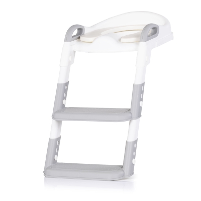 Детска тоалетна седалка със стълба Chipolino - Киди, Сива