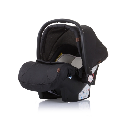Кошница за кола с адаптори Chipolino - Хавана, 40-87 сm, Черна