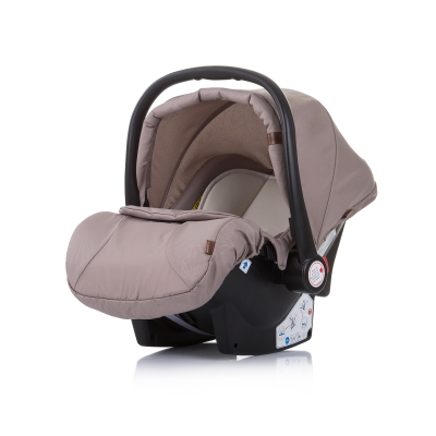 Кошница за кола с адаптори Chipolino - Хавана, 40-87 сm, Хумус