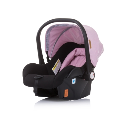 Кошница за кола Chipolino - Камеа, С адаптор, 40-87 сm, Пудра