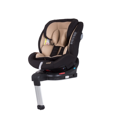 Стoл за кола Chipolino - Лего, Isofix, 360°, 40-150 cm, Хумус