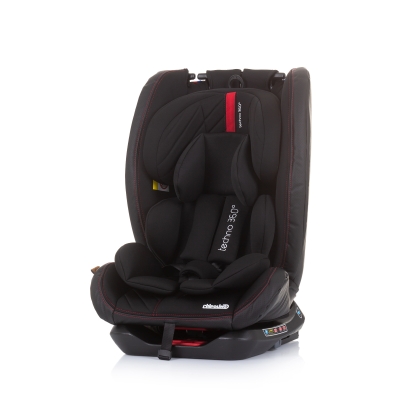 Столче за кола Chipolino - Техно, Isofix, 360°, 40-150 сm, Абанос