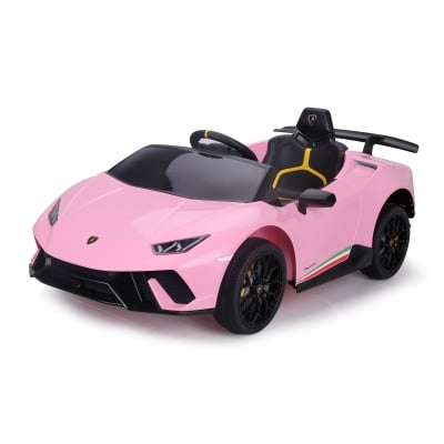 Акумулаторна кола Chipolino - Lamborghini Huracan, розова, с EVA гуми