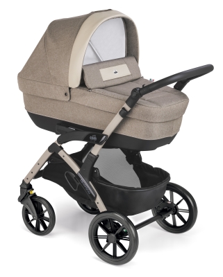 Детска количка 3 в 1 Chipolino - Cam, Dinamico Smart, Силиконови гуми, Бежова
