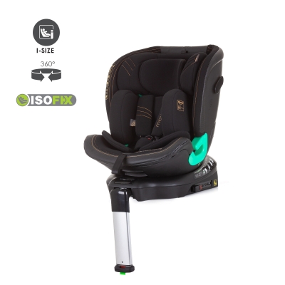 Столче за кола Chipolino - Maxsafe, Isofix, 360°, I-Size, 40-150 сm, Абанос