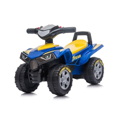 Количка за яздене Chipolino - ATV Goodyear, синя