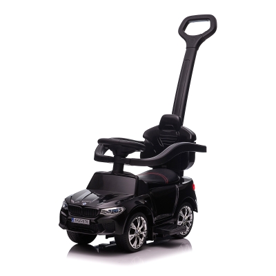 Кола за яздене с дръжка Chipolino - BMW, Черна