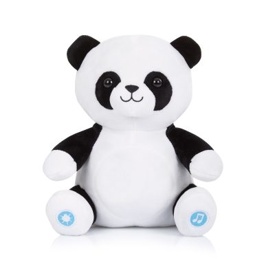 Музикална плюшена играчка с функция нощна лампа Chipolino - Панда