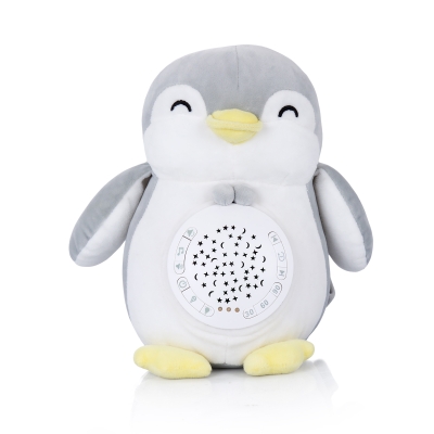 Плюшена играчка с проектор Chipolino - Пингвин