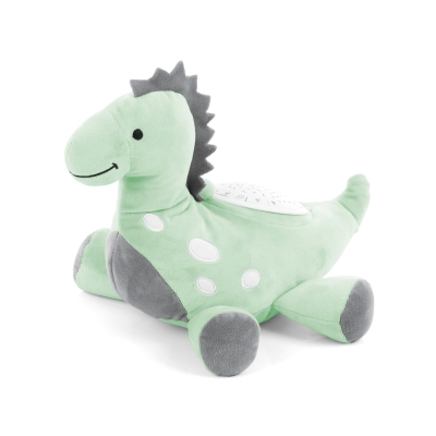 Плюшена играчка с проектор Chipolino - Дино, Зелена