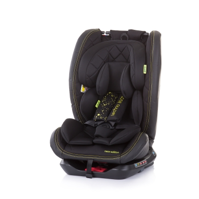 Столче за кола Chipolino - Техно, 360°, Isofix, 40-150 сm, Черно