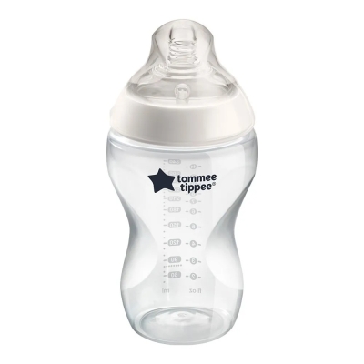 Бебешко шише Tommee Tippee - Easi Vent, Closer to Nature, 340 ml, 3 m+