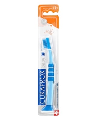 Четка за зъби Curaprox - Ultra Soft, момче, 0-4 години