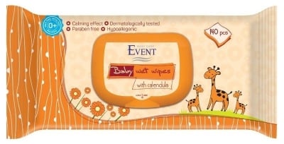 Мокри кърпи Event - Невен, 140 броя