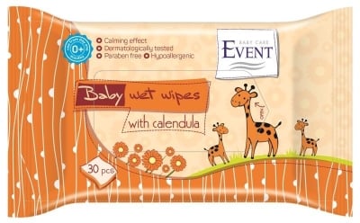 Мокри кърпи Event - Невен, 30 броя