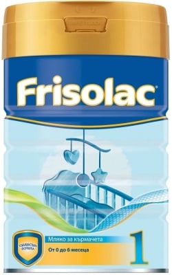 Frisolac 1 Мляко за кърмачета от 0 до 6 месеца, 400 g