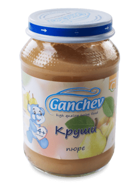 Плодово пюре Ganchev - Круши, 190 g