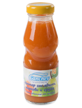 Нектар Ganchev - Ябълки, моркови и круши, 250 ml