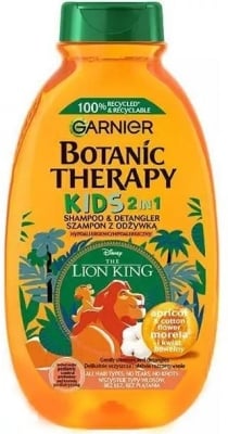 Детски шампоан и балсам 2 в 1 Garnier - Botanic Therapy Kids, Apricot, 250 ml