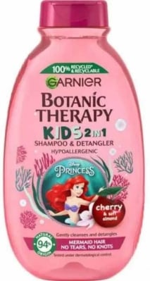 Детски шампоан и балсам 2 в 1 Garnier - Botanic Therapy Kids, Cherry, 250 ml