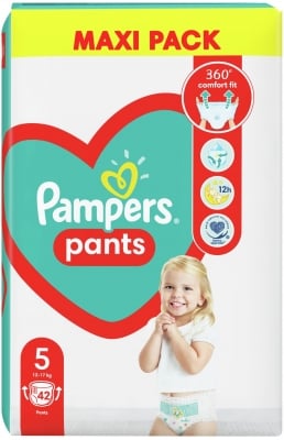Бебешки пелени гащи Pampers - Active baby 5, 42 броя