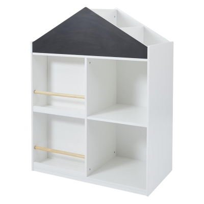 Детска етажерка за играчки и книги Ginger Home - С дъска за рисуване