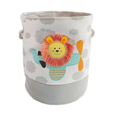 Сгъваем кош за съхранение на играчки и дрехи Ginger Home - Lion