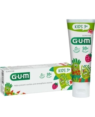 Детска паста за зъби GUM Kids, 3+ години, 50 ml