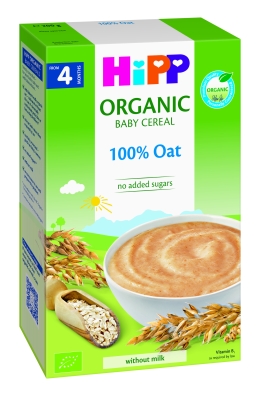 Био безмлечна инстантна каша Hipp - Овес, 200 g